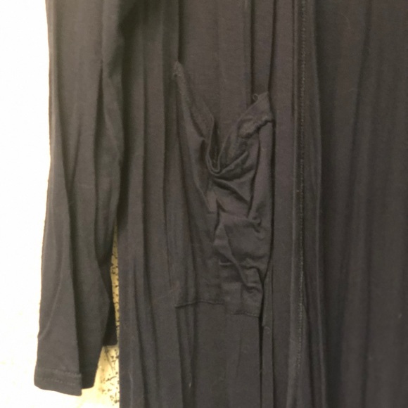 Navy Blue Soft Cardigan with Pockets – Size 3X - Picture 2 of 4